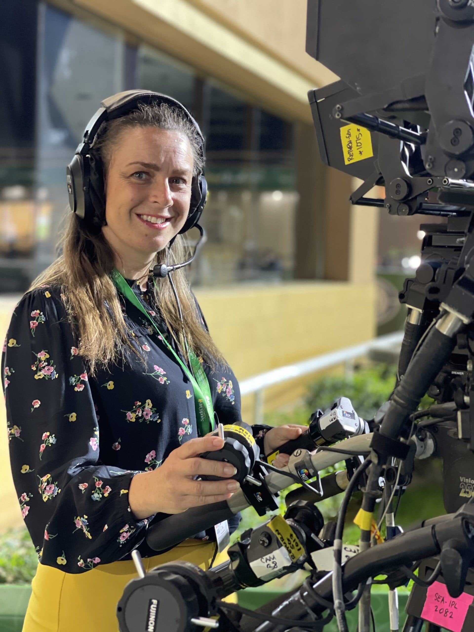 Kerren Marshall, television camera operator